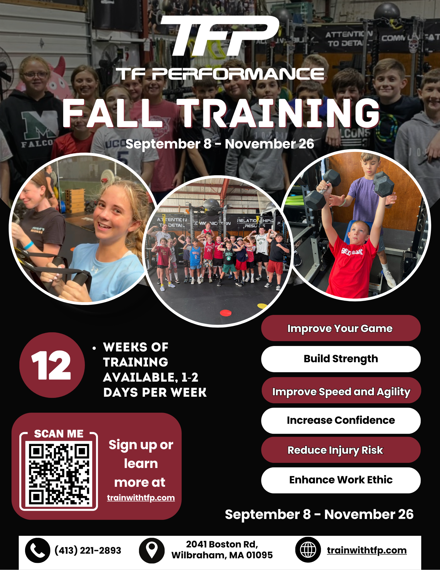 Fall Training Advertisement Fall 2024 Training